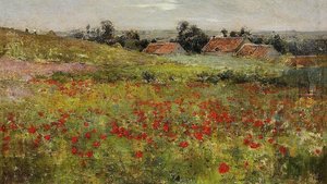 Poppy Field, Giverny — Willard Leroy Metcalf