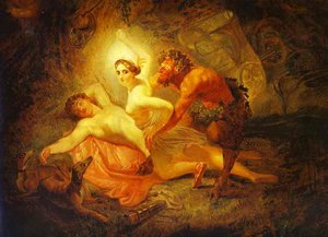Diana, Endymion, And Satyr — Karl Pavlovich Bryullov