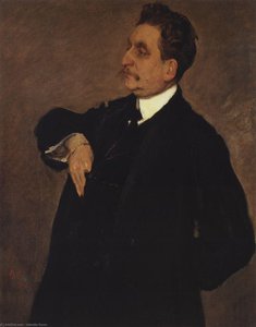 Portrait Of Vladimir Girshman — Valentin Alexandrovich Serov, Realism