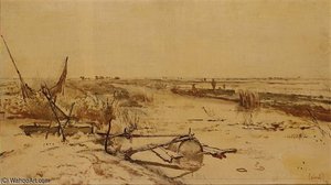A Canal Lanscape — Paul Joseph Constantine Gabriel