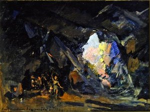 Stage Design For The Opera 'siegfried' By R — Konstantin Alexeievitch Korovin
