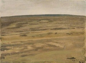 An Exmoor View (recto) — Sir Alfred James Munnings
