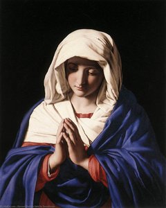 The Virgin In Prayer — Giovanni Battista Salvi Da Sassoferrato, Baroque Classicism