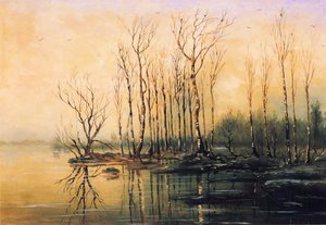 Dimensions And Material Of Painting — Aleksey Savrasov, Realism