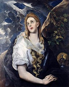 Mary Magdalen In Penitence — Ел Греко, Baroque