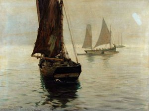 The 'amity' Going To Sea — Ernest Dade
