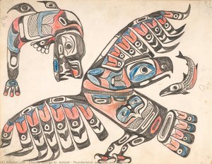 Thunderbird, Sea Bear And Salmon — Čarli Džordž Sr. Xalxidi