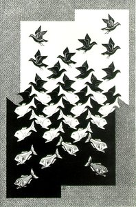 Sky And Water Ii — Maurits Cornelis Escher