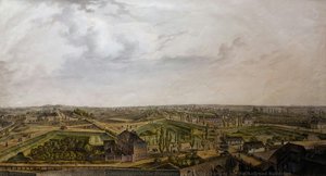 Ravelins Outside The Frauentor Before The Changes For The Railroad Buildings — Georg Christian Wilder, Romanticism