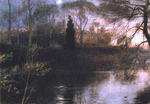 The Backs, Cambridge — Albert Goodwin