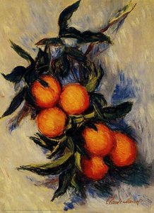 Branch Of Orange Bearing Fruit — Claude Monet, Impressionism