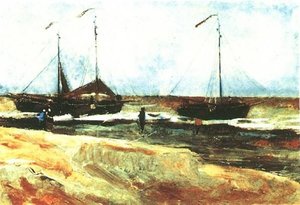 Beach At Scheveningen In Calm Weather — Vincent Willem Van Gogh, Contemporary Realism