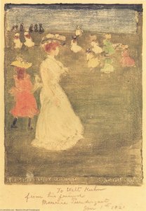 The Breezy Common — Maurice Brazil Prendergast, Post-impressionism