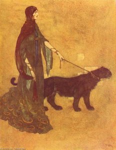 Queen Of The Ebony Isles — Edmund Dulac