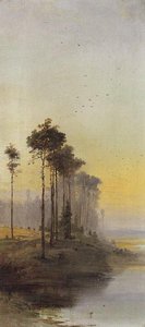 Landscape With Pines — Aleksey Savrasov