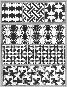 Regular Division Of The Plane Ii — Maurits Cornelis Escher