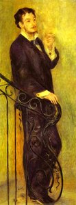 Man On A Staircase (l'homme Sur Un Escalier) — Pierre-auguste Renoir, Impressionist Style