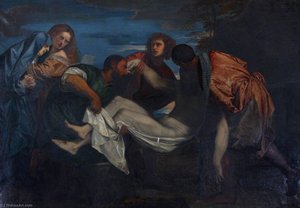 The Entombment (copy After Titian) — Patrick Allan Fraser