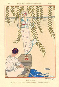 Midi Sur L'eau — Georges Barbier
