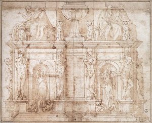 Grabmal Julius Ii — Michelangelo Buonarroti, High Renaissance