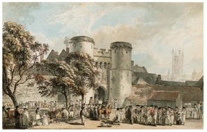St. George's Gate, Canterbury — Paul Sandby