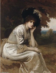 A Thoughtful Moment — William Oliver