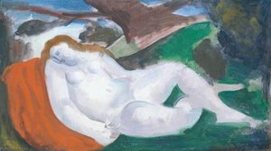 Sleeping Woman In A Landscape — Bernard Meninsky