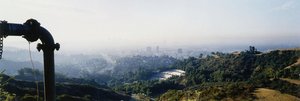 Mulholland At The Hollywood Overlook, Los Angeles, California 1992 — Karen Halverson