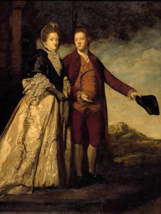 Sir Watkin Williams-wynn And His Mother — Sir Joshua Reynolds