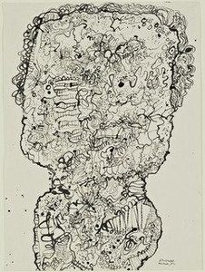 Evolving Portrait (portrait Aux Développements) — Jean Philippe Arthur Dubuffet
