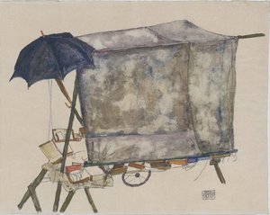 Street Cart — Egon Schiele, Expressionism
