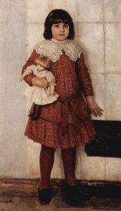 Portrait Of Olga Surikova, The Artist's Daughter — Vasily Ivanovich Surikov