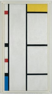 Composition (no. Iii) Blanc-jaune / Composition With Red, Yellow, And Blue — Piet Mondrijan, Geometric Abstraction