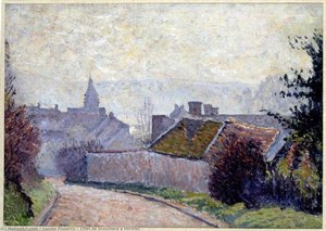 Effet De Brouillard À Herblay — Lucien Pissarro