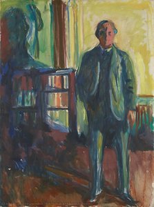 Self Portrait With Hands In Pockets — Edvard Munch, Expressionism