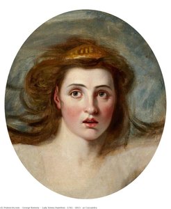 Lady Emma Hamilton (1761 –1815) As Cassandra — George Romney