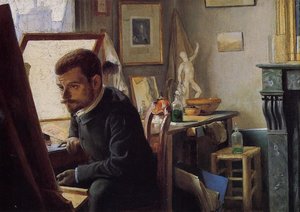 Felix Jasinski In His Printmaking Studio — Félix Vallotton