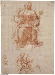 The Madonna And Child With The Infant Baptist