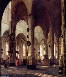 The Pieterskerk In Leiden — Hendrick Corneliszoon Van Vliet