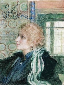 Portrait Of Maria Klopushina — Ilya Yefimovich Repin
