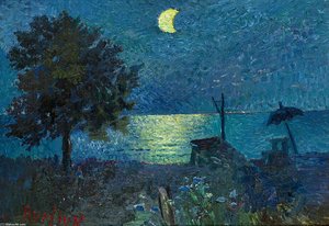 Sea At Night — David Davidovich Burliuk