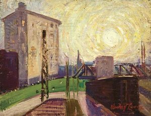 Industrial Scene — Richard Hayley Lever
