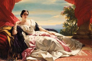 Portrait Of Leonilla, Princess Of Sayn-wittgenstein-sayn — Franz Xavier Winterhalter