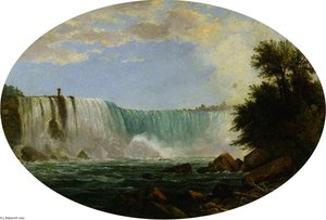 Niagara: Canadian Falls — Christopher Pearse Cranch
