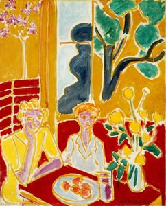 Gelbe Mädchen Rot — Henri Matisse