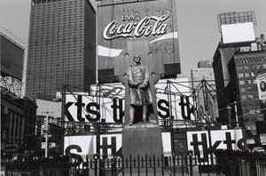 Father Duffy. Times Square, New York City — Lee Friedlander