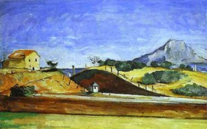 The Railway Cutting — Paul Cézanne, Post-impressionism