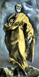 Saint Peter — El Greco, Spanish Baroque
