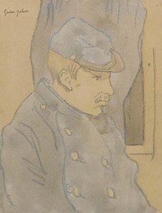 Profile Study Of A Poilu — Gwen John