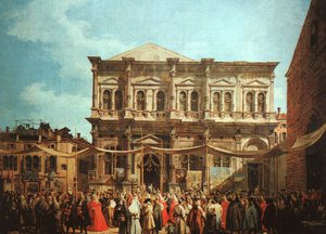 The Feast Day Of St Roch — Canaletto
